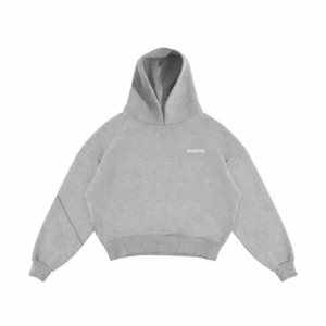 ÁO KHOÁC HOODIE “AUGUSTUS” ARCH LOGO FRENCH TERRY / HEATHER GREY