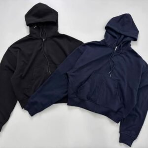 ÁO KHOÁC ZIP “AUGUSTUS” ORIGIN TWO-WAY ZIP HOODIE / PREMIUM GREY