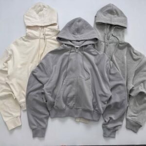 ÁO KHOÁC ZIP “AUGUSTUS” HEAVYWEIGHT TWO-WAY ZIP / WASHED BLACK