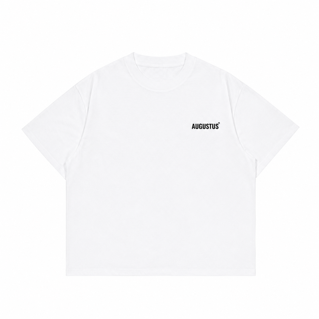 ÁO THUN “AUGUSTUS” BASIC LOGO TEE / WHITE