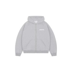 ÁO KHOÁC ZIP HOODIE “AUGUSTUS” BASIC / GREY
