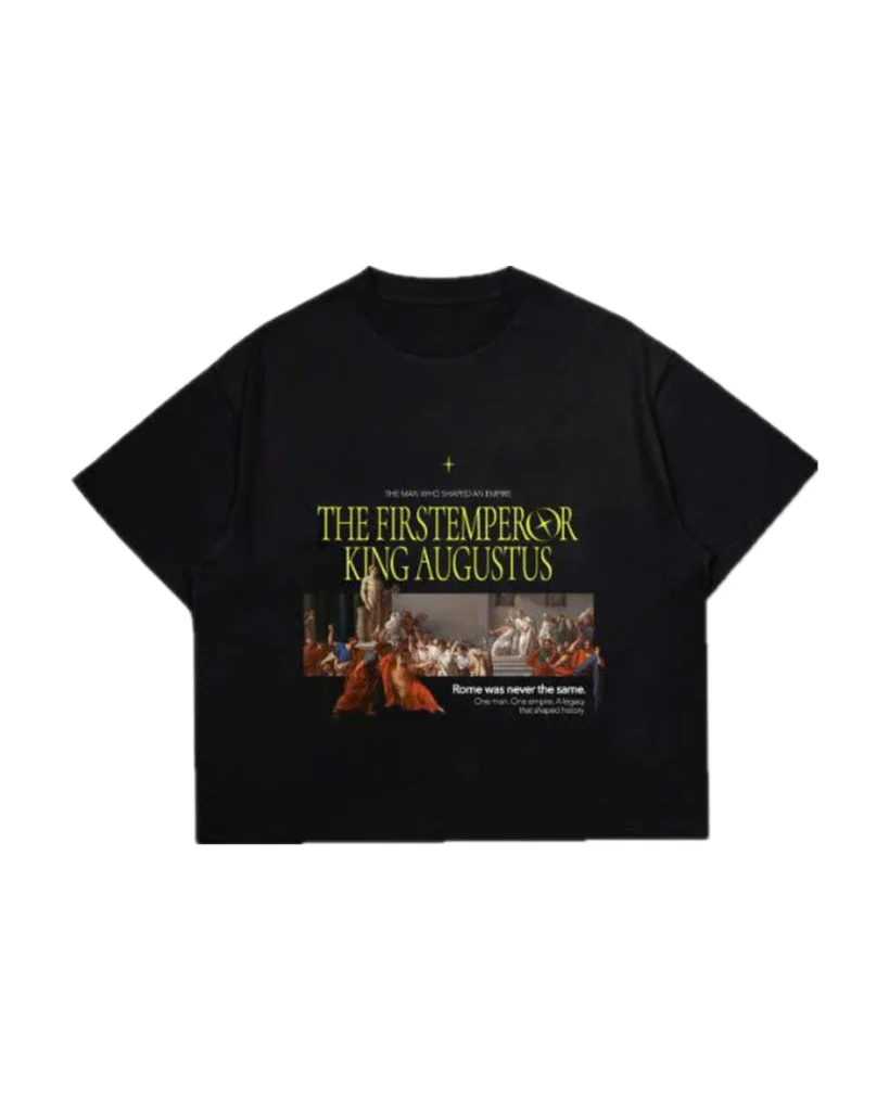 Áo thun AUGUSTUS First Emperor Tee màu đen