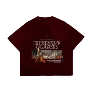 Áo thun AUGUSTUS First Emperor Tee màu đỏ